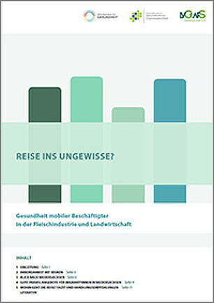 Titelseite der Publikation: Reise ins Ungewisse