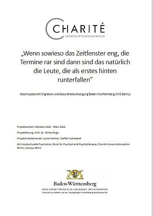 Abschlussbericht „MiG BaWü – Migration und Gesundheitsversorgung Baden-Württemberg“