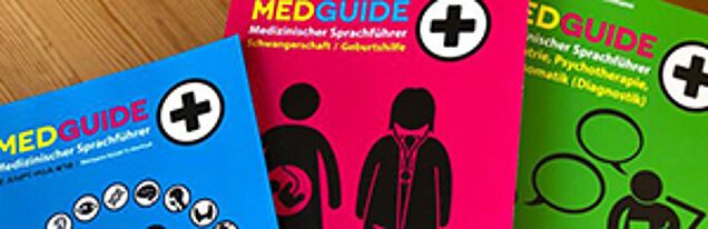 MEDGUIDE auf Ukrainisch zu den Themen Erstversorgung und Schwangerschaft