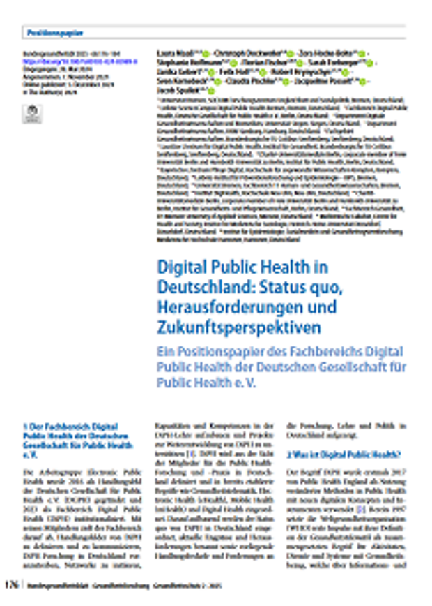 Cover der Publikation