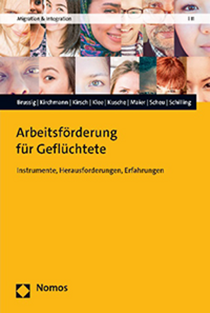 Titelseite der Publikation: Arbeitsförderung für Geflüchtete