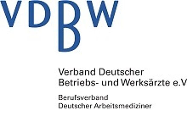 Logo: Verband Deutscher Betriebs- und Werksärzte