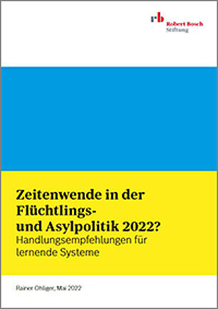 Titelseite der Publikation: Zeitenwende in der Flüchtlings- und Asylpolitik 2022?